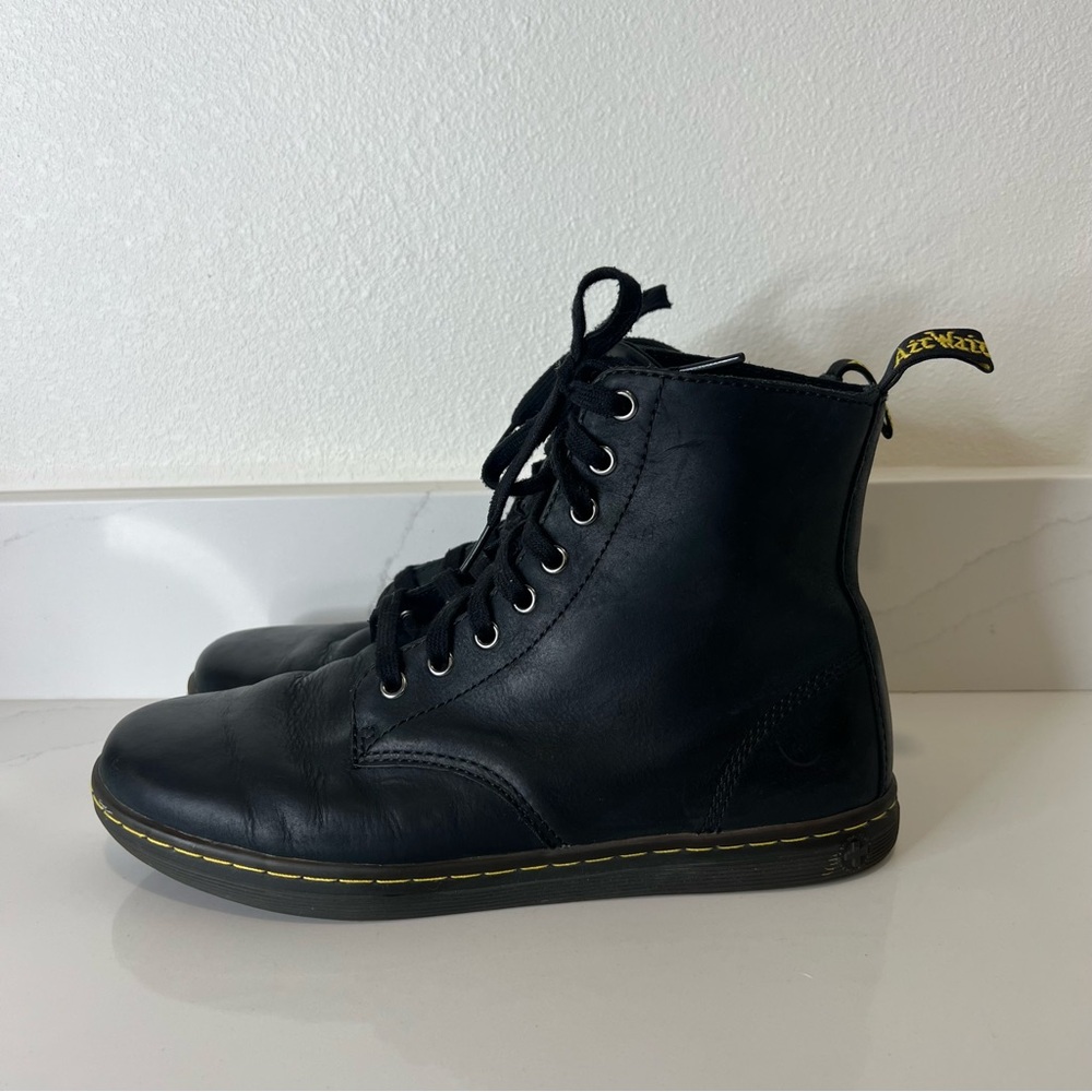 Dr. Martens Black Leather Boots - Picture 4 of 14